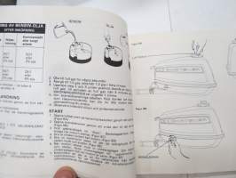 Chrysler Outboards 4 hv perämoottori käyttöohjekirja - 4 hk utombordsmotor instruktionsbok