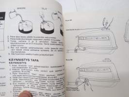 Chrysler Outboards 4 hv perämoottori käyttöohjekirja - 4 hk utombordsmotor instruktionsbok