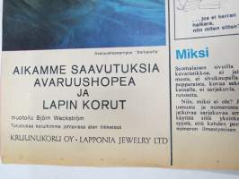 Suomalainen 1970 nr 5, Joutseno-Pulp, Ammattitaito on ikää tärkeämpi, Elintarvikehuollosta ongelma maaseudulla, Rauhan eversti - Lauri Koho, Rauman Merenkulkuopisto