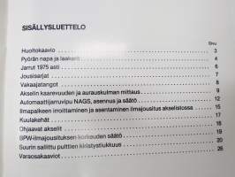 BPV Akselit huoltokirja - varaosakaaviot