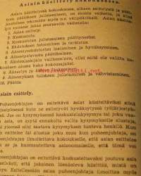 Järjestötoimitsijan käsikirja