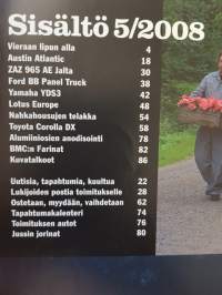 MOBILISTI - lehti vanhojen ajoneuvojen harrastajille 5/2008.