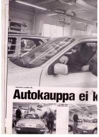 Aikakausilehti / Fordin asiakaslehti 1986. 40 sivua täynnä  asiaa  eri automerkeistä, traktorista, rahoituksesta  ym