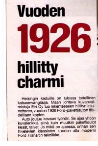 Aikakausilehti / Fordin asiakaslehti 1986. 40 sivua täynnä  asiaa  eri automerkeistä, traktorista, rahoituksesta  ym