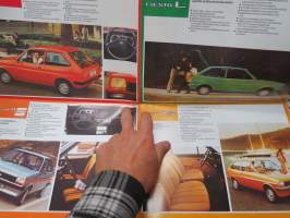 Ford Fiesta 1977 -myyntiesite / sales brochure