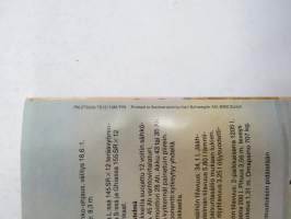 Ford Fiesta 1977 -myyntiesite / sales brochure