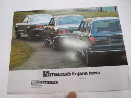 Mazda 818 1976 -myyntiesite / sales brochure