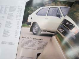 Volvo 340 sarja 1981 -myyntiesite / sales brochure