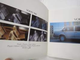 Volvo 760 1988 -myyntiesite / sales brochure