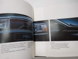 Volvo 760 1988 -myyntiesite / sales brochure