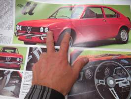 Alfa Romeo Alfasud ti -myyntiesite / sales brochure