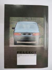 Peugeot 305 1980 -myyntiesite / sales brochure