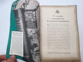 WSOY - Joulun kirjoja 1953 - mainosluettelo kirjoista / books for christmas