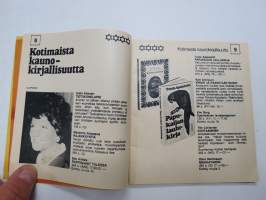 Neljän tähden joulukirjat 1972 - Gummerus, Karisto, Kijayhtymä, W&amp;G - mainosluettelo kirjoista / books for christmas