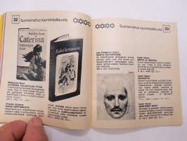 Neljän tähden joulukirjat 1972 - Gummerus, Karisto, Kijayhtymä, W&amp;G - mainosluettelo kirjoista / books for christmas
