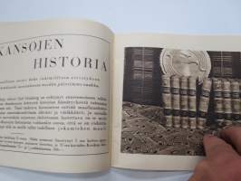 WSOY Loistoteoksia mukavin vähittäismaksuin, mm. Perheraamattu, Kansojen Historia, Oma Maa, Juhani Aho kootut, Koru-Kalevala, Suomi kuvina, Maapallon eläimistö, ym.