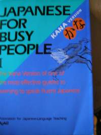 japanese for busy people.japanin oppikirja  vakitan tarjous helposti paketti. ..S ja  M KOKO   19x36 x60 cm paino 35kg  POSTIMAKSU  5e.