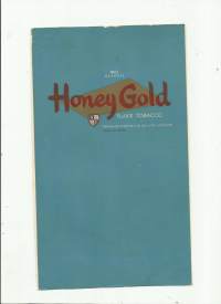 Honey Gold Flake Tobacco   - piippurtupakkaasian aihio  tupakkaetiketti