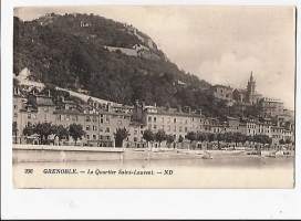 Grenoble - paikkakuntakortti  postikortti -  kulkematon