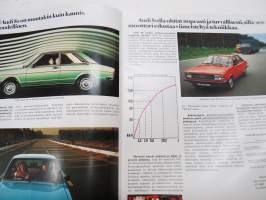 Audi 80 1977 -myyntiesite / sales brochure