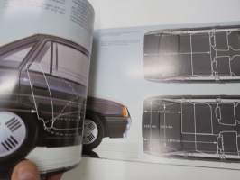 Opel Kadett 1986 -myyntiesite / brochure