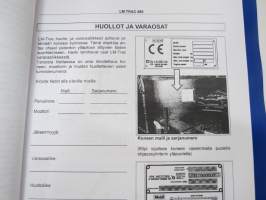 LM Trac 686 monitoimikone käyttö ja huolto / käyttöohjekirja KOPIO