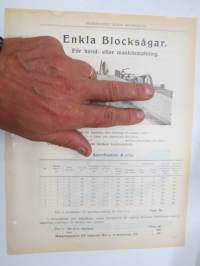 Yksinkertaisia pölkkysahoja / Enkla Blocksågar -myyntiesite