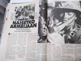 Kotiliesi 1987 nr 3, 6.2.1987, Pakolaiset korvaamaan vähentyvää kansaamme?, Sadunkertojan koti - Minna Laukkanen, Kirjailijat &amp; näyttelijät - peli menetetty?