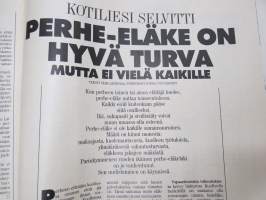 Kotiliesi 1987 nr 3, 6.2.1987, Pakolaiset korvaamaan vähentyvää kansaamme?, Sadunkertojan koti - Minna Laukkanen, Kirjailijat &amp; näyttelijät - peli menetetty?