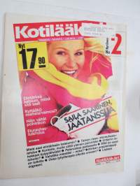 Kotiliesi 1987 nr 3, 6.2.1987, Pakolaiset korvaamaan vähentyvää kansaamme?, Sadunkertojan koti - Minna Laukkanen, Kirjailijat &amp; näyttelijät - peli menetetty?