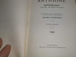 antigone.sophokleen tekemä murhenäytelmä.helppohintainen koulu-ja kansankirjasto nr 1