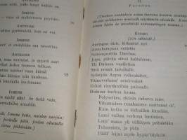 antigone.sophokleen tekemä murhenäytelmä.helppohintainen koulu-ja kansankirjasto nr 1