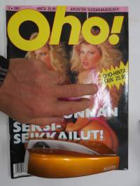 Oho! 1991 nr 3 -aikuisviihdelehti / adult graphics magazine