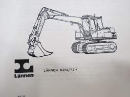 Valmet 411 DS Diesel Varaosaluettelo - Reservdelskatalog - Parts Catalogue Lännen M 213/T214 moottorin numerosta 73000...