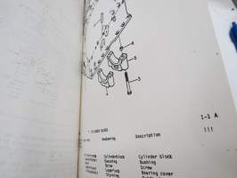 Valmet 411 DS Diesel Varaosaluettelo - Reservdelskatalog - Parts Catalogue Lännen M 213/T214 moottorin numerosta 73000...