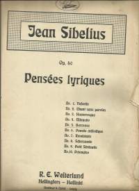 Jean Sibelius op 40 Pensees lyriques nr 5 Berceuse nuotit