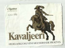 Kavaljeeri   Alko 856 - viinaetiketti