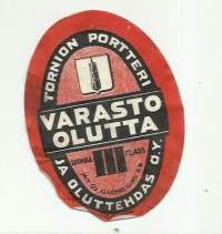 Varasto Olutta III -  olutetiketti