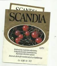 Scandia  Alko 972 - viinaetiketti