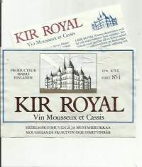 Kir Royal  Alko 854- viinaetiketti