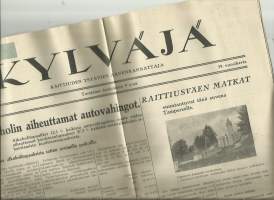 Kylväjä 1935 nr 19 / alkoholin aiheuttamat autovahingot