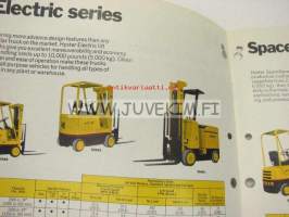 Hyster Industrial Truck Catalogue -myyntiesite englanniksi