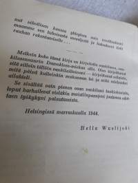 Hella Vuolijoki : Enkä  ollut  vanki. Tuokiokuvia vankilasta. P.1945.