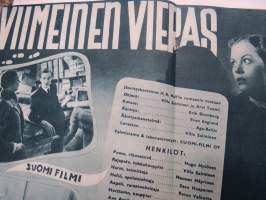 SF-Uutiset 1941 nr 3, &quot;Viimeinen vieras&quot; - Irma Seikkula, elokuvakerhon Tähtiyö Messuhallissa, Onko olemassa filmikasvot?, ym.