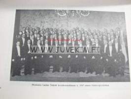 Mieskuoro Laulun Ystävät konserttimatka Göteborgiin 1-7-5.1947