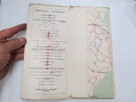 Suomen tiekartta 9 1940 Vägkarta över Finland -road map