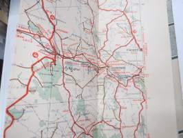 Suomen tiekartta 9 1940 Vägkarta över Finland -road map