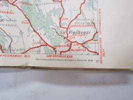 Suomen tiekartta 9 1940 Vägkarta över Finland -road map