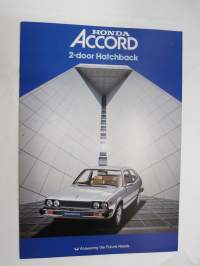 Honda Accord 2-door Hatchback -myyntiesite / sales brochure