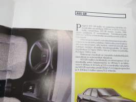 Peugeot 405 1988 -myyntiesite / sales brochure